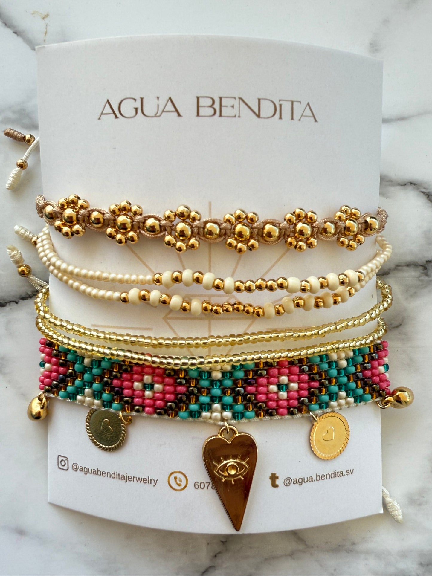 Set de pulseras Corazon
