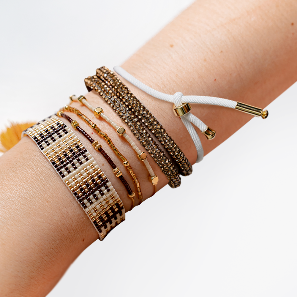 Set de pulseras tierra