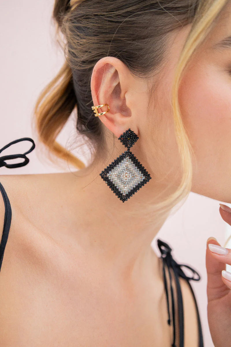 Aretes Rombo Ilusion