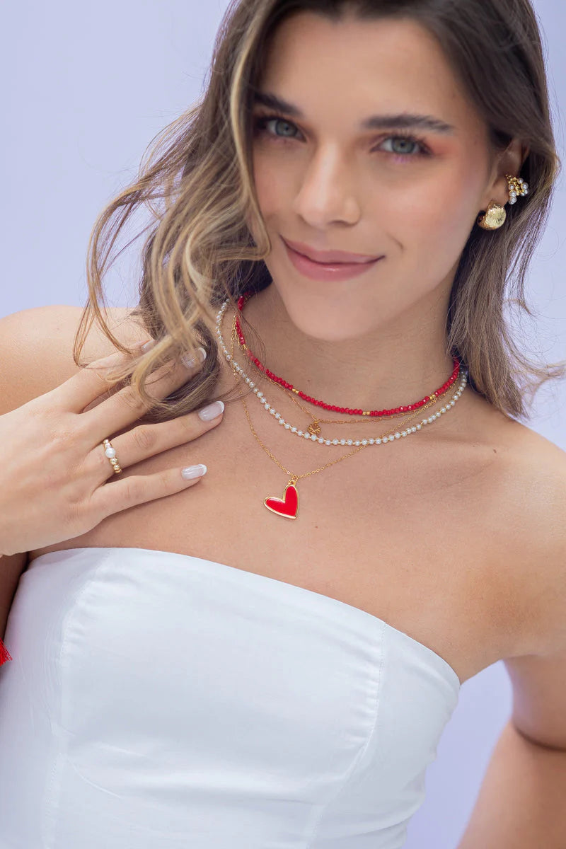 MULTILAYER RED HEART