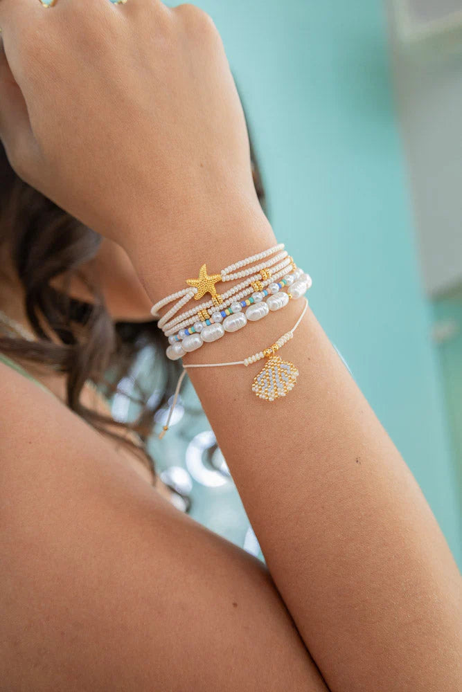 Set pulseras Playera Concha