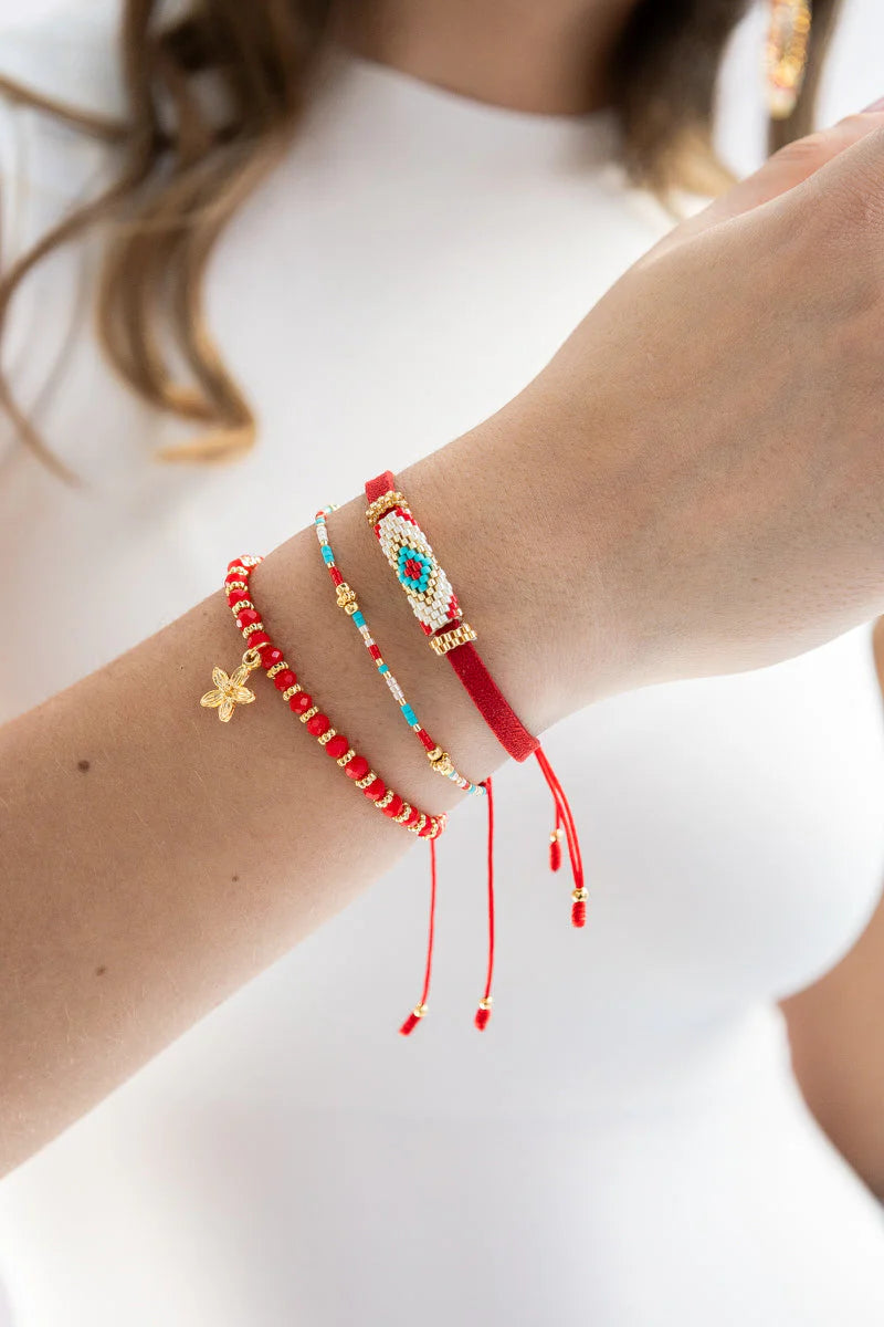 Set pulseras Roja