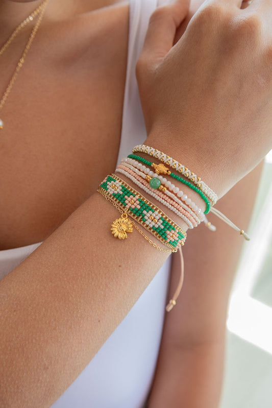 Set pulseras Verde Pradera