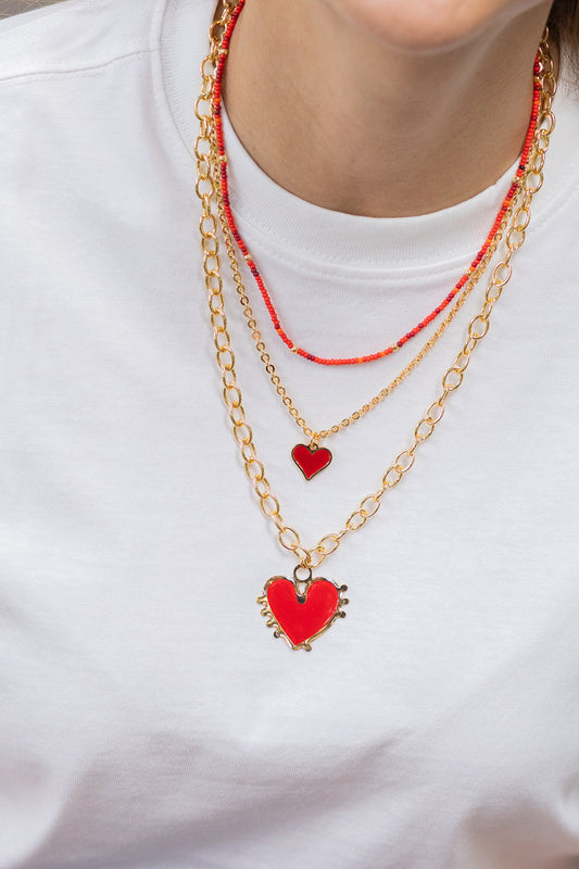 set de collar amor