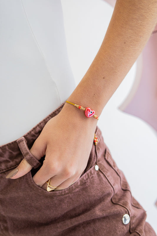 Pulsera Corazon Ojito