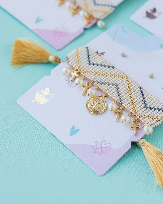 Pulsera beige San Benito