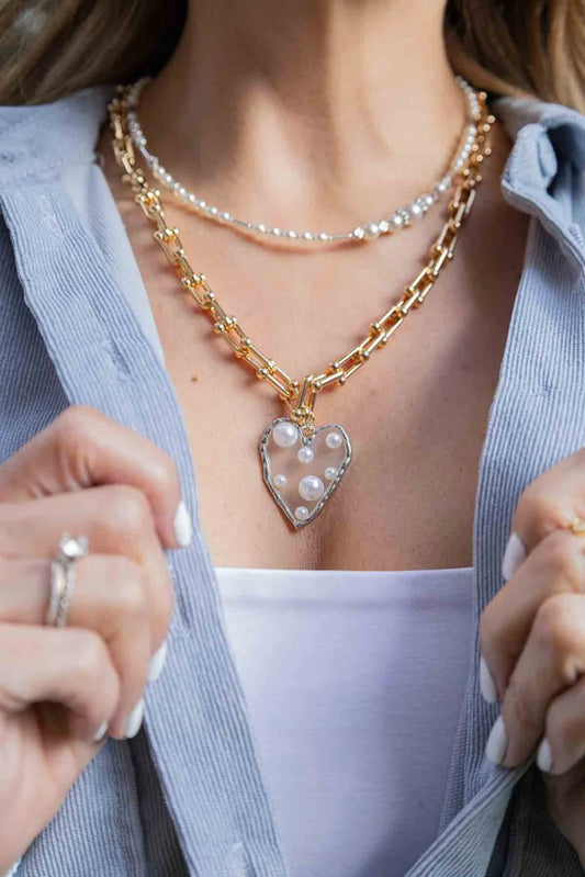 Collar Corazon Nacar