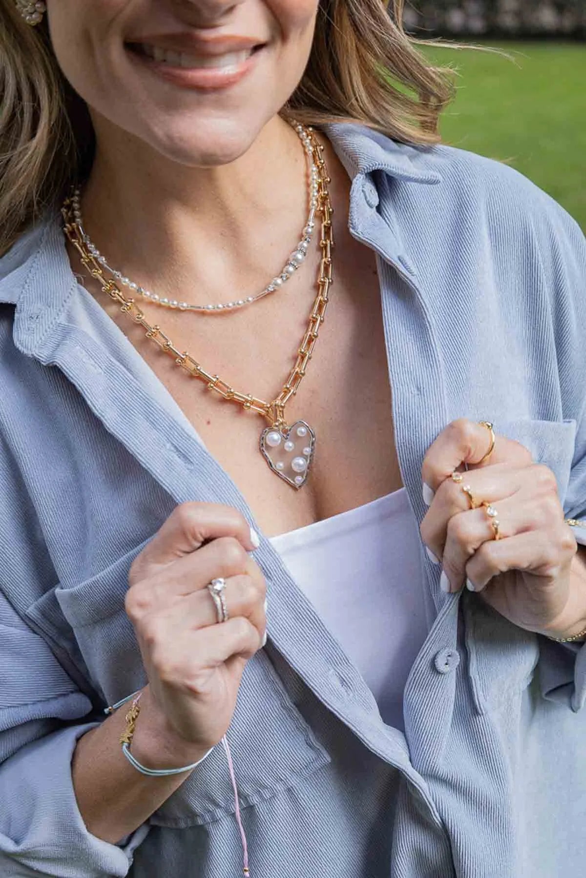 Collar Corazon Nacar